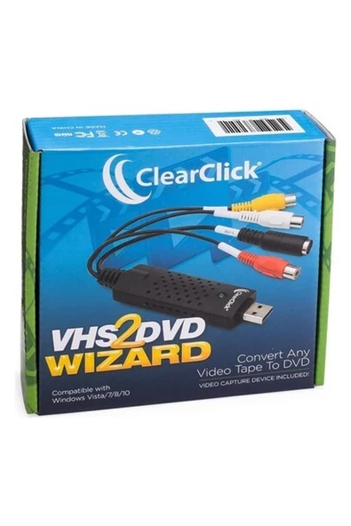 Clearclick Vhs'den Dvd'ye Sihirbazı - USB Video Yakalayıcı ürün görseli 1