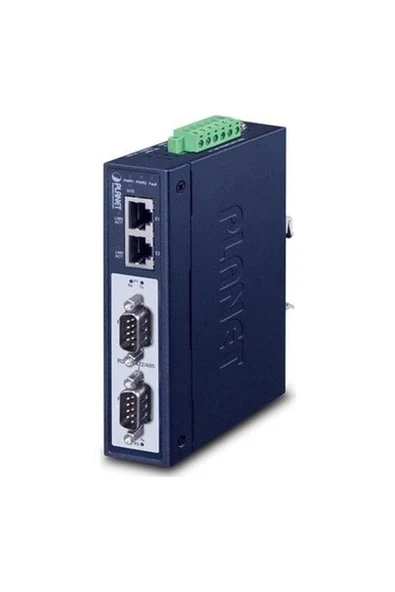 Planet PL-IMG-2200T IP30 2 Port RS232/RS422/RS485 2X10/100TX Gateway ürün görseli 1