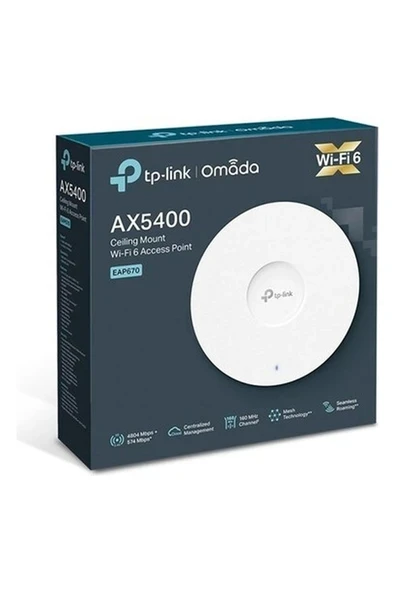 TP-Link EAP670 AX5400 Tavan Tipi Accss Point ürün görseli 1