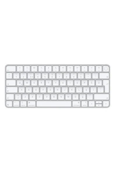 Touch Id Özellikli Magic Keyboard: Bluetooth, Şarj Edilebilir. Apple Çipe Sahip Mac Bilgisayarlarla Çalışır; Türkçe F Klavye, Beyaz Tuşlar (Usb-C) ürün görseli 1