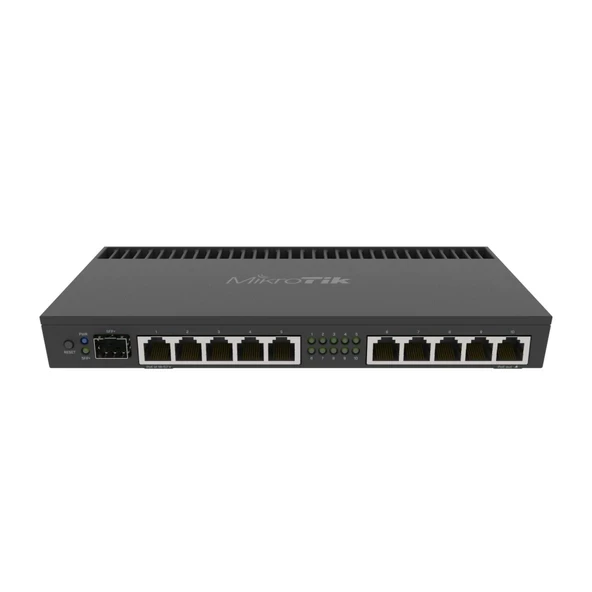 MikroTik RB4011 Ethernet 10 Bağlantı Noktalı Gigabit Yönlendirici (RB4011iGS+RM) ürün görseli 1