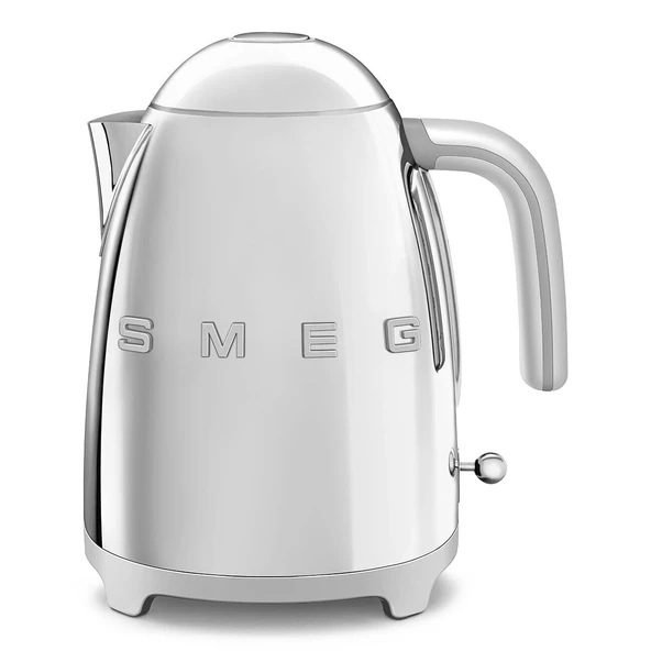 Smeg, KLF03SSEU 1,7L su ısıtıcısı, yumuşak açılan sürahi kapağı, paslanmaz çelikten yapılmış çıkarılabilir kireç önleyici filtre, 100°C'de otomatik kapanma, kaymaz ayaklar, 2400W güç, çelik ürün görseli 1