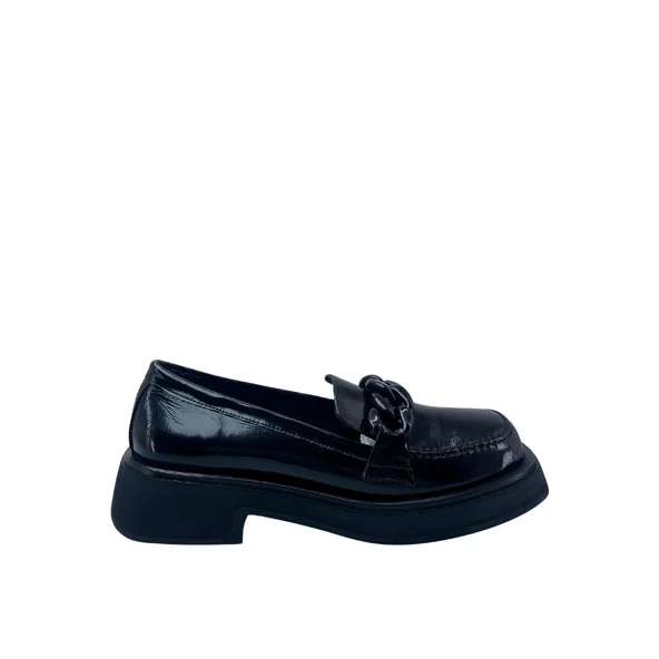 Albini 2610556R Hakiki Rugan Deri Loafer Ayakkabı   SİYAH 37 ürün görseli 1