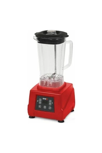 Omake Bar Blender 3 Litre Dijital Sensörsüz Kapak Kırmızı ürün görseli 1