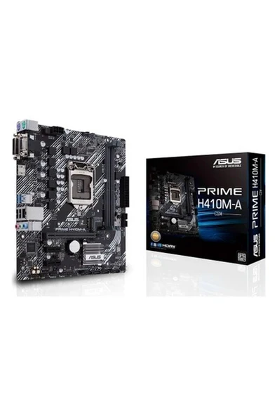 Asus Prime H410M-A/CSM Intel H410  DDR4 2933 MHz Lga1200 mAtx Anakart ürün görseli 1