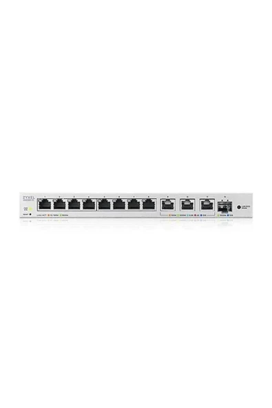 12port XGS1250-12 v5 8port GIGABIT 3port 10GbE-1-SFP 10GGbE YÖNETİLEBİLİR SWITCH ürün görseli 1