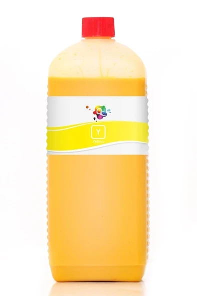 Qc Brother Gtx Pro Bulk Dtg Uyumlu Yazıcı Mürekkebi 1000ML Y Yellow Sarı Pigment ürün görseli 1