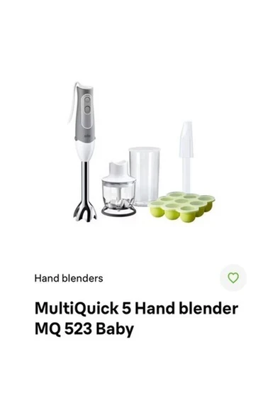 Multiquick Blender Seti Hand Blender Seti Mq 523 ürün görseli 1
