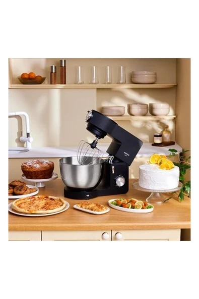 Karaca Multichef Ultra 2000 Watt 7 Litre Stand Mikser Black (Kıyma Çekme/sucuk-Sosis/içli Köfte Aparatlı) ürün görseli 1