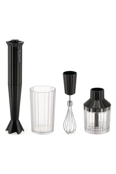 Alessi Plisse Blender Seti Siyah ürün görseli 1