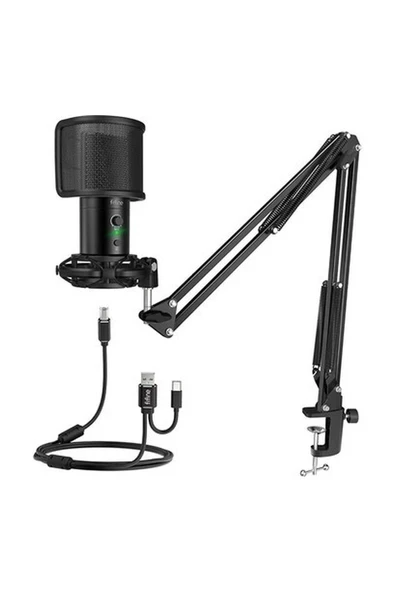 T683 USB Condenser Mikrofon Kayıt Seti ürün görseli 1