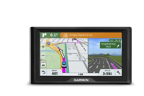 Garmin Drive 61 ABD LM GPS Navigator System with Lifetime Maps, Talkingn Turn-by-Turn Path, Direct Access, Sürücü Uyarıları, TripAdvisor ve Foursquare Data, 6" ürün görseli 1