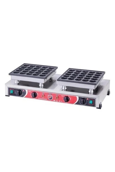 Işıkgaz Silverınox Kalpli Bubble Waffle Makinesi, Çiftli, Elektrikli ürün görseli 1