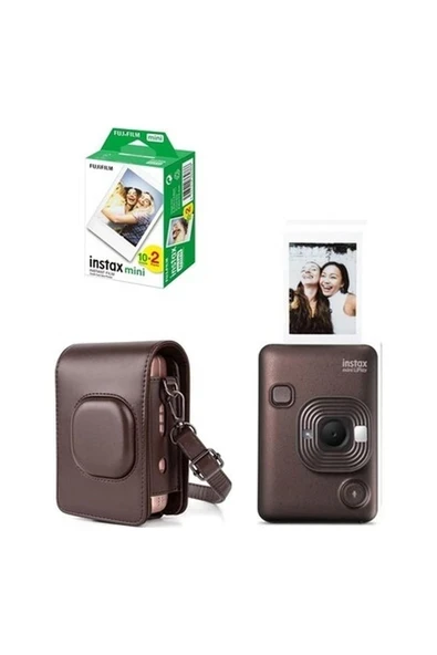 Fujifilm Instax Mini Liplay Hybrid Fotoğraf Makinesi 20'li Film Liplay Uyumlu Çantalı Set ürün görseli 1