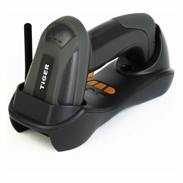 Perkon Tiger CS26-RF 1D/2D Karekod Kablosuz Standlı Barkod Okuyucu ürün görseli 1