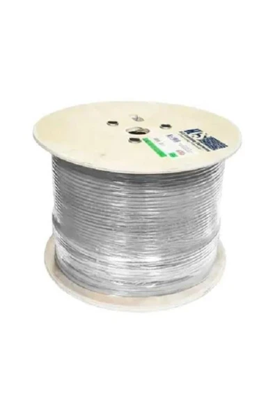 HCS Cat 6 Halogen Free U/utp Lsoh 500M Kablo 23AWG GRİ ürün görseli 1