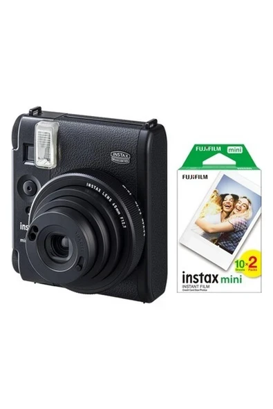 Fujifilm Instax Mini 99 Siyah Fotoğraf Makinesi ve 20'li Film ürün görseli 1