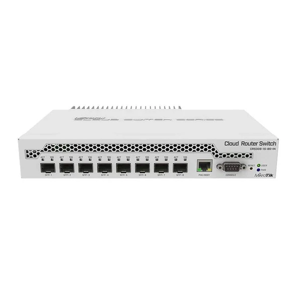 Mikrotik CRS309-1G-8S+in Switch 1x Gigabit 8X SFP+ 10Gbps 9-Port Bulut Yönlendirici Anahtar RouterOSL5/SwOS ürün görseli 1