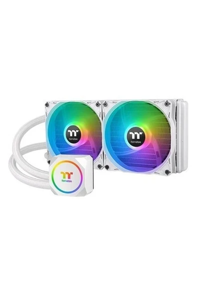 Thermaltake TH240 Argb Sync Snow Edition Beyaz Sıvı Soğutma Sistemi ürün görseli 1