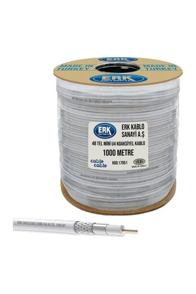 Cable Cable  RG58 U4 Mini Anten Kablosu - 1000M ürün görseli 1