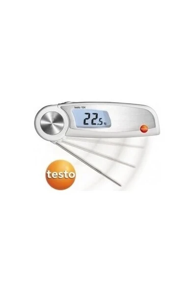 Testo 104 Su Geçirmez Katlanabilir Çubuk Termometre ürün görseli 1