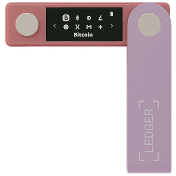 Ledger Nano X Pastel Pembe Kripto Donanım Cüzdanı ürün görseli 1