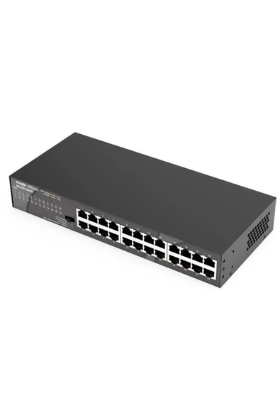 Rg-es124gd 24-port 10/100/1000 Yönetilemez Rack Mount Switch ürün görseli 1