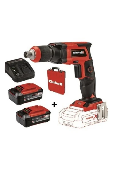 Einhell Te-Dy  Akülü Alçıpan Vidalama 18V + 2*5.2 Ah Plus Starter Kit ürün görseli 1