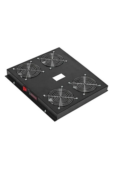 4 Lü Fan Modülü Dijital Termostat Switch Dikili Tip ürün görseli 1