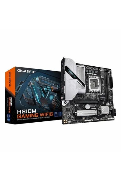 H810M Gaming WiFi6 DDR5 (6400MHz)OC M.2 HDMI/DP PCIe 4.0 1851P mATX Anakart ürün görseli 1