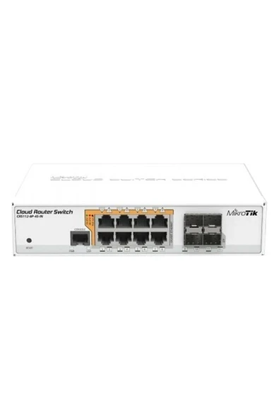 Mikrotik Cloud Router Switch CRS112-8P-4S  Poe ,fiber Switch ürün görseli 1