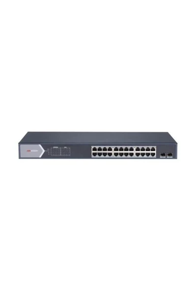 24port 370w FULL PoE DS-3E1526P-SI GIGABIT 2X SFP Akıllı Yönetilebilir Switch Rack Mount ürün görseli 1