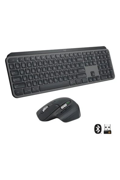 Mx Keys Aydınlatmalı Gelişmiş Kablosuz Klavye ve Mx Master 3 Gelişmiş Kablosuz Mouse Seti ürün görseli 1