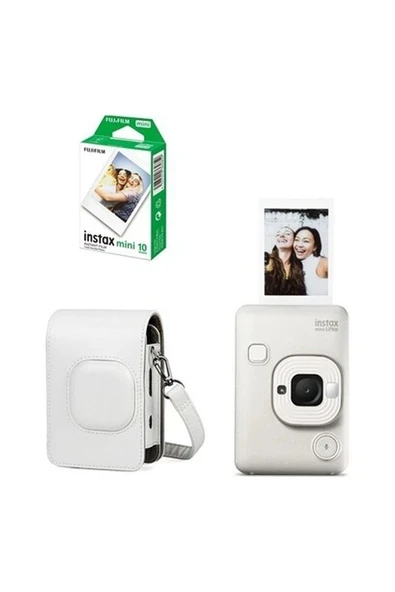 Fujifilm Instax Mini Liplay Hybrid Fotoğraf Makinesi 10'lu Film Liplay Uyumlu Çantalı Set ürün görseli 1