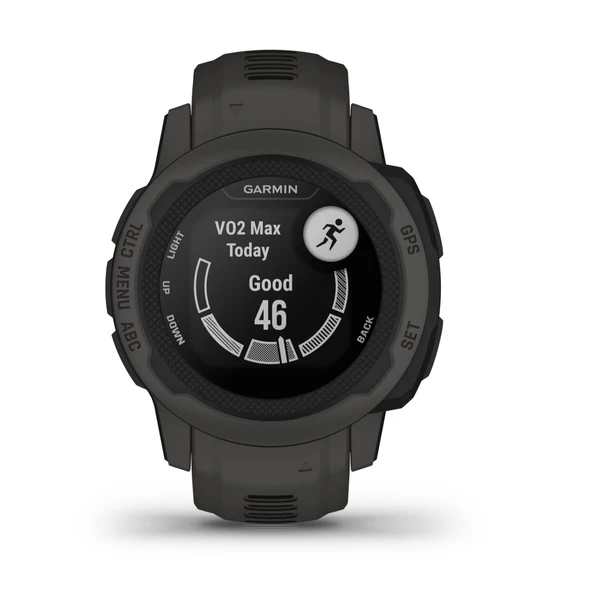 Garmin Instinct 2S, Smaller-Sized Rugged Outdoor Watch with GPS, built for All Elements, Multi-GNSS Support, Tracback Routing and More, Graphite ürün görseli 1