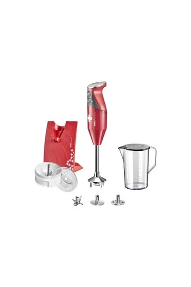 Bamix M200 Swıssline Blender Seti 200 W Kırmızı - Krom ürün görseli 1