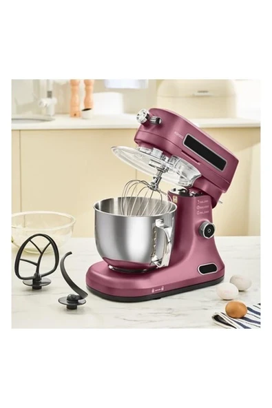 Karaca Pro Artisan Zaman Ayarlı Tartılı Mutfak Şefi Royal Berry 1600 W 5 Litre ürün görseli 1