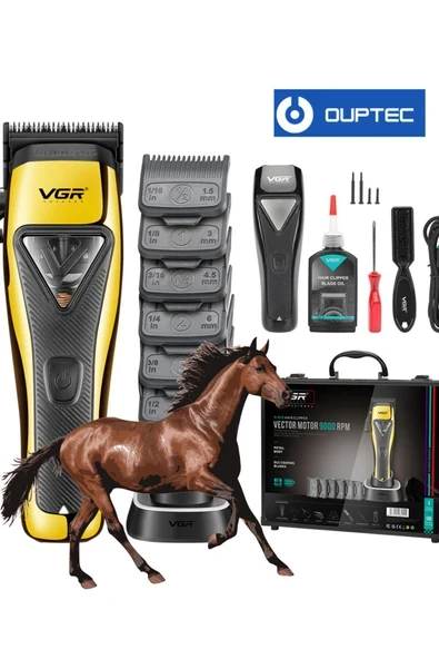Profesyonel At İnek Hayvan Kırkma Tıraş Makinesi I Motor 9000RPM I Premium Kalite ürün görseli 1