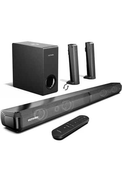 Apollo S60 Dolby Atmos 4.1 Kanal Çıkarılabilir Soundbar Subwoofer TV Hoparlörü (U3620) ürün görseli 1