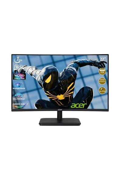 Acer ED270UP 27" 165Hz 1ms (HDMI+Display) Adaptive-Sync QHD Curved Monitör UM.HE0EE.P10 ürün görseli 1