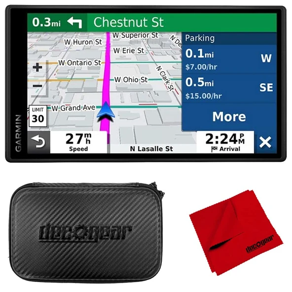 Garmin DriveSmart 55 & Traffic 5.5" Ekran GPS Navigator 7" EVA Case Sche ürün görseli 1