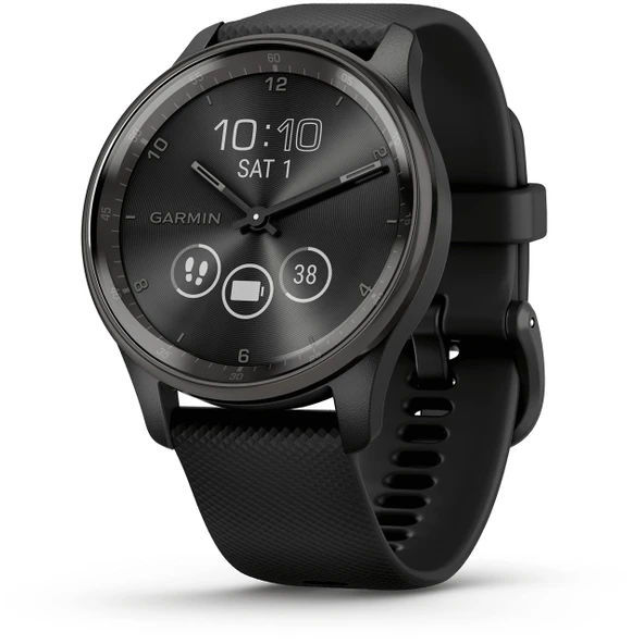 Garmin vívomove Trend – analog ibreler ve dokunmatik ekran, fitness/sağlık işlevleri, uyku analizi, GarminPay, bildirimler ve 5 güne kadar pil ömrüne sahip hibrit akıllı saat ürün görseli 1