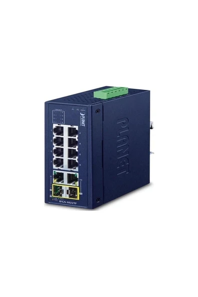 PL-IFGS-1022TF Industrial 8-Port 10/100TX + 2-Port Gigabit ürün görseli 1