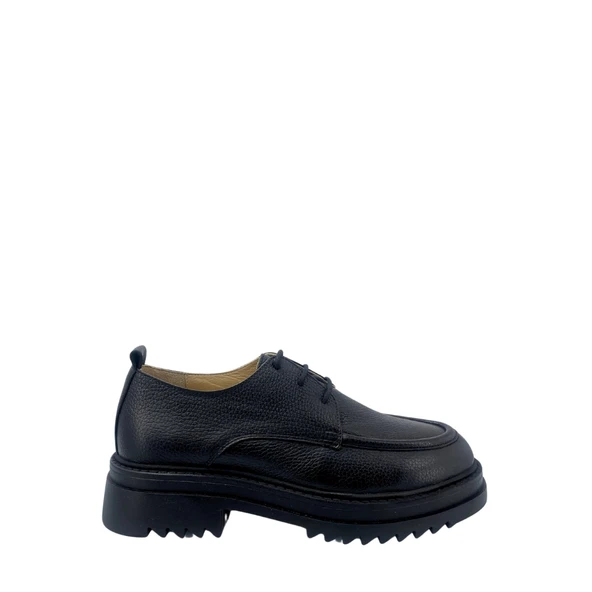 Disparita 257004 Hakiki Deri Kadın Loafer  Ayakkabı   SİYAH FLOTHER 37 ürün görseli 1