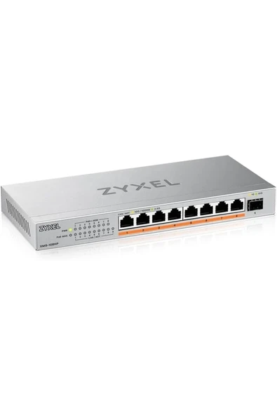 BRFShop 8-Port PoE 2.5G Multi-Gig Unmanaged Switch | 8 x PoE++ (60W) ile @ 100W | 1 x 10G SFP+ | Mas ürün görseli 1