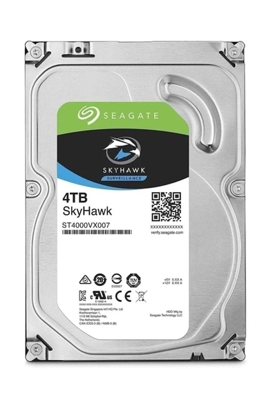 Skyhawk 3.5 4tb 5900RPM 64MB ST4000VX007 ürün görseli 1