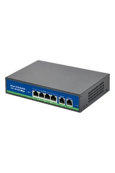 Isee ISS-1018P 16 Port Poe+ 10-100 Mbps 2 Port 10-100-1000 Uplink Switch 250W ürün görseli 1