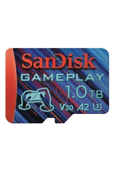 Sandisk Gameplay 1tb SDSQXAV-1T00-GN6XN 190/130MB/S 4K UHD Microsdxc A2 V30 Gaming Hafıza Kartı ürün görseli 1