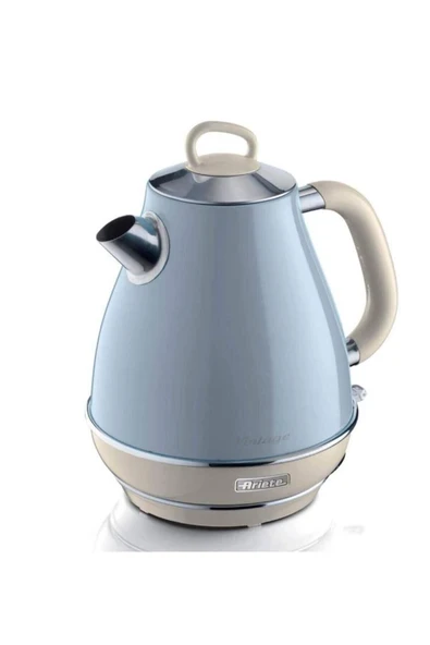Mavi Vintage Çelik Demlik, Şık ve Dayanıklı Tasarım ürün görseli 1