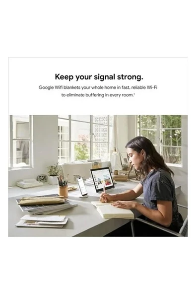Google Wifi AC120 Wifi Sistemi One Pack ürün görseli 1